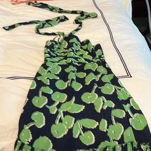 Tory Burch knees length, neck tie dress